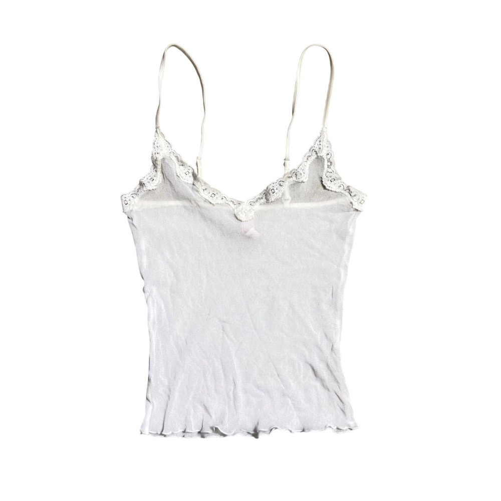 Victoria's Secret White Lace Pointelle Camisole